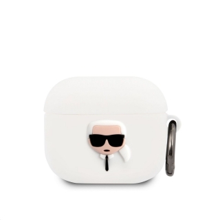 Karl Lagerfeld Apple Airpods 3 tok fehér (KLACA3SILKHWH)