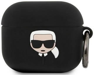 Karl Lagerfeld Apple Airpods 3 tok fekete (KLACA3SILKHBK)