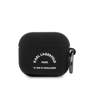 Karl Lagerfeld Apple Airpods 3 tok fekete KLACA3SILRSGBK
