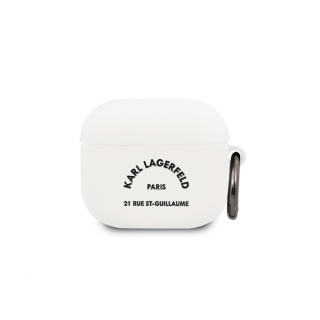 Karl Lagerfeld Apple Airpods 3 tok fehér