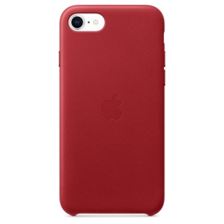iPhone 7 / 8 / SE (2020) gyári bőr tok (PRODUCT)RED színben