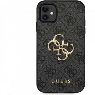 Guess 4G Metal Logo tok - iPhone 11 - szürke