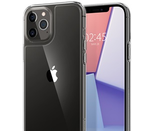 SPIGEN QUARTZ HYBRID APPLE IPHONE 12 PRO MAX CRYSTAL CLEAR TOK, ÁTLÁTSZÓ