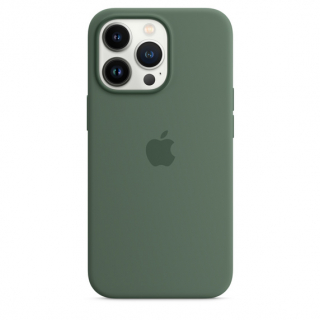 MagSafe-rögzítésű iPhone 13 Pro-szilikontok – eukaliptusz