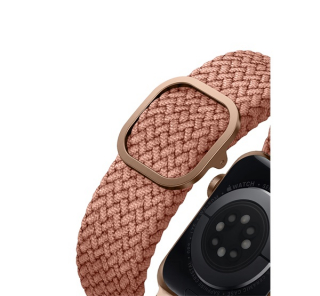 Uniq Aspen fonott szíj Apple Watch 38/40/41 mm rózsaszín színben