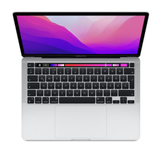 Apple MacBook Pro 13" (2022) M2 chip 8GB memória 256 GB SSD, ezüst színű