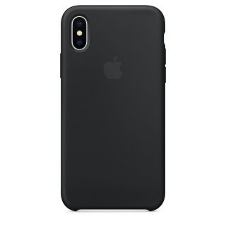 iPhone X / Xs gyári szilikon tok fekete színben