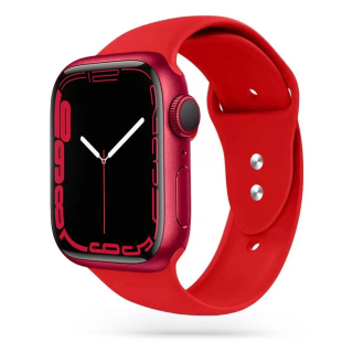 Tech-Protect ICONBAND szilikon óraszíj piros Apple Watch 42mm / 44mm / 45mm 