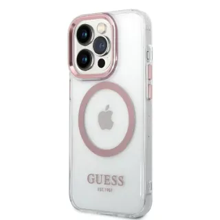 Guess MagSafe tok pink (GUHMP14XHTRMP) Apple iPhone 14 Pro Max készülékhez
