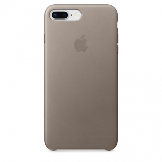 Apple iPhone 8 Plus/7 Plus gyári bőrtok –  vakondszürke színben