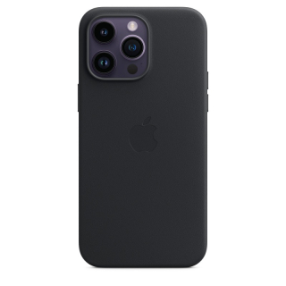 MagSafe-rögzítésű iPhone 14 Pro Max-bőrtok – éjfekete