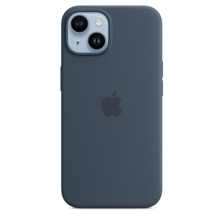 MagSafe-rögzítésű iPhone 14-szilikontok – viharkék