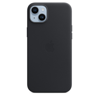 MagSafe-rögzítésű iPhone 14 Plus-bőrtok – éjfekete