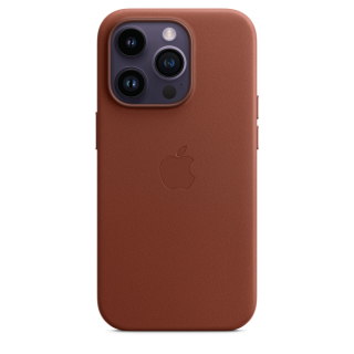 MagSafe-rögzítésű iPhone 14 Pro-bőrtok – umbra