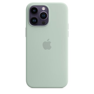 MagSafe-rögzítésű iPhone 14 Pro Max-szilikontok – kövirózsa