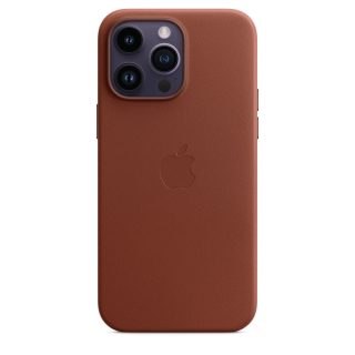 MagSafe-rögzítésű iPhone 14 Pro Max-bőrtok – umbra