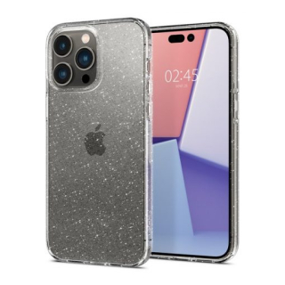 Spigen Liquid Crystal Glitter Apple iPhone 14 Pro Crystal Quartz tok átlátszó
