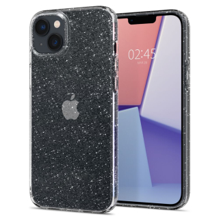 Spigen Liquid Crystal Glitter Apple iPhone 14 Plus Crystal Quartz tok átlátszó