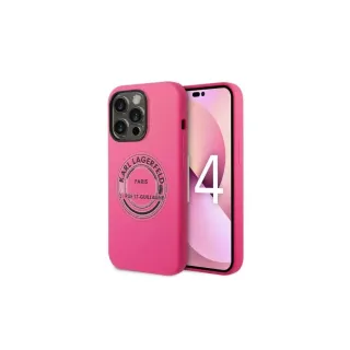 Karl Lagerfeld tok pink (KLHCP14XSRSGRCF) Apple iPhone 14 Pro Max készülékhez