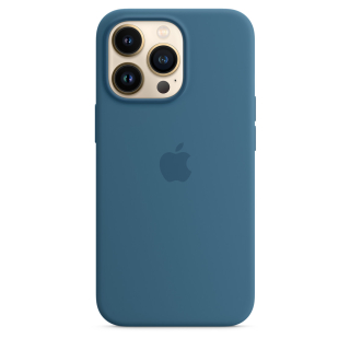 MagSafe-rögzítésű iPhone 13 Pro-szilikontok – cinegekék
