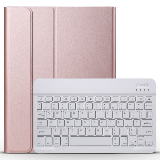 Smart Keyboard iPad 10,2"  billentyűzetes flip tok rozéarany színben