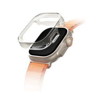 Uniq Garde Hybrid Apple Watch Ultra49mm tok tempered kijelző fóliával,átlátszó