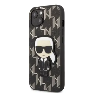 Karl Lagerfeld tok fekete KLHCP13MPMNIKBK Apple iPhone 13 készülékhez
