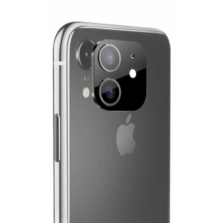 iPhone XR kameralencse védő iPhone 11 stílusú fekete