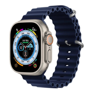 Apple Watch 42 / 44 / 45 / 49 mm óceán óraszíj sötétkék színben