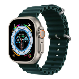 Apple Watch 42 / 44 / 45 / 49 mm óceán óraszíj viharzöld színben