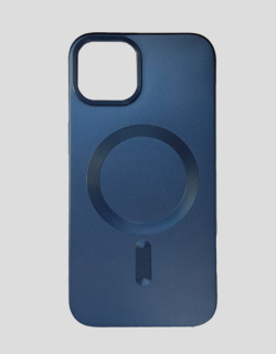 Prémium minőségű Metallic MagSafe tok iPhone 12/12 Pro kék színben