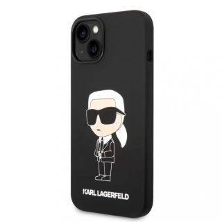 Karl Lagerfeld tok fekete (KLHCP14SSNIKBCK) Apple iPhone 14 készülékhez