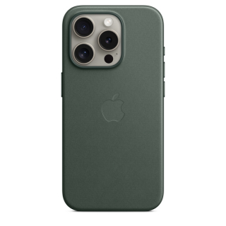 MagSafe-rögzítésű iPhone 15 Pro FineWoven-szövettok – örökzöld