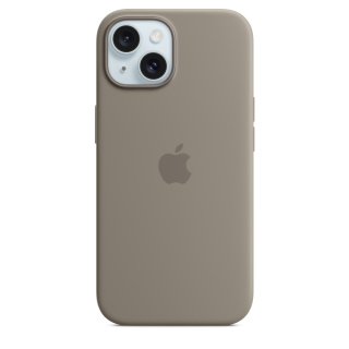 MagSafe-rögzítésű iPhone 15-szilikontok – agyag