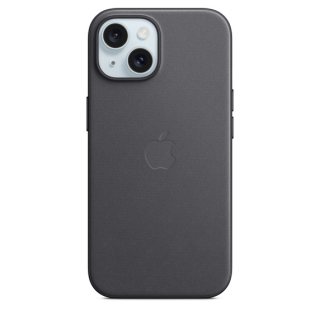 MagSafe-rögzítésű iPhone 15 FineWoven-szövettok – fekete