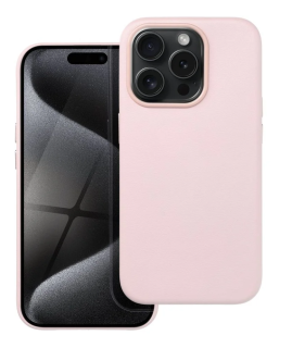 MagSafe-kompatibilis iPhone 15 Pro bőrtok, homok rózsaszínben