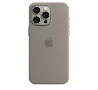 Apple iPhone 15 Pro Max MagSafe szilikontok, agyag