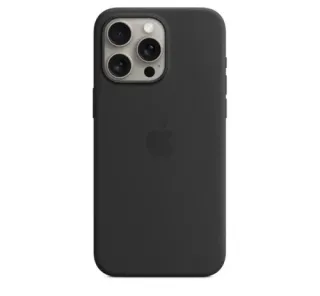 Apple iPhone 15 Pro Max MagSafe szilikontok, fekete