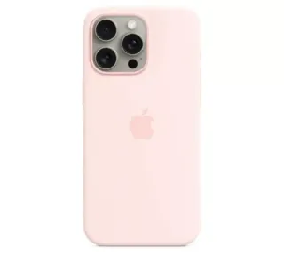 Apple iPhone 15 Pro Max MagSafe szilikontok, világos rózsaszín