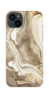 iDeal of Sweden iPhone 14 Pro - Golden Sand Marble