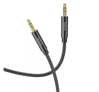 Hoco UPA19 3.5mm audio - Jack 3,5mm AUX kábel 1m, fekete 