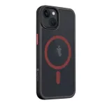 Tactical MagForce Hyperstealth Apple iPhone 15 Magsafe tok fekete/piros színben