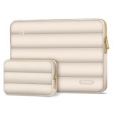 Tech-Protect Puffy Macbook 15-16" táska homok színben