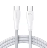 Joyroom szőtt bevonatú USB-C kábel 2M fehér színben