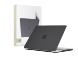 Tech-Protect Macbook Air 13" M2-M5 Chip (2023-2026) keményhéj fekete - átlátszó 