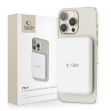 Tech-Protect PB10 LifeMag Magsafe powerbank 5.000mah fehér színben