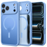Tech Protect Basicmag Magsafe-rögzítésű iPhone 17 Pro Max / iPhone 18 Pro Max tok matt világoskék színben