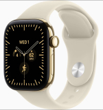 Apple Watch Series 12 GPS+Cellular 42mm ragyogó arany titántok, homokszín sportpánt