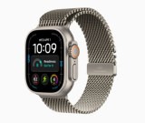 Apple Watch Ultra 4 GPS + Cellular, 49 mm-es natúr titántok, titán milánói szíj