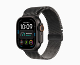 Apple Watch Ultra 4 GPS + Cellular, 49 mm-es fekete titántok, fekete milánói szíj
